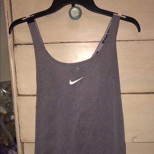 nike open back work out tank